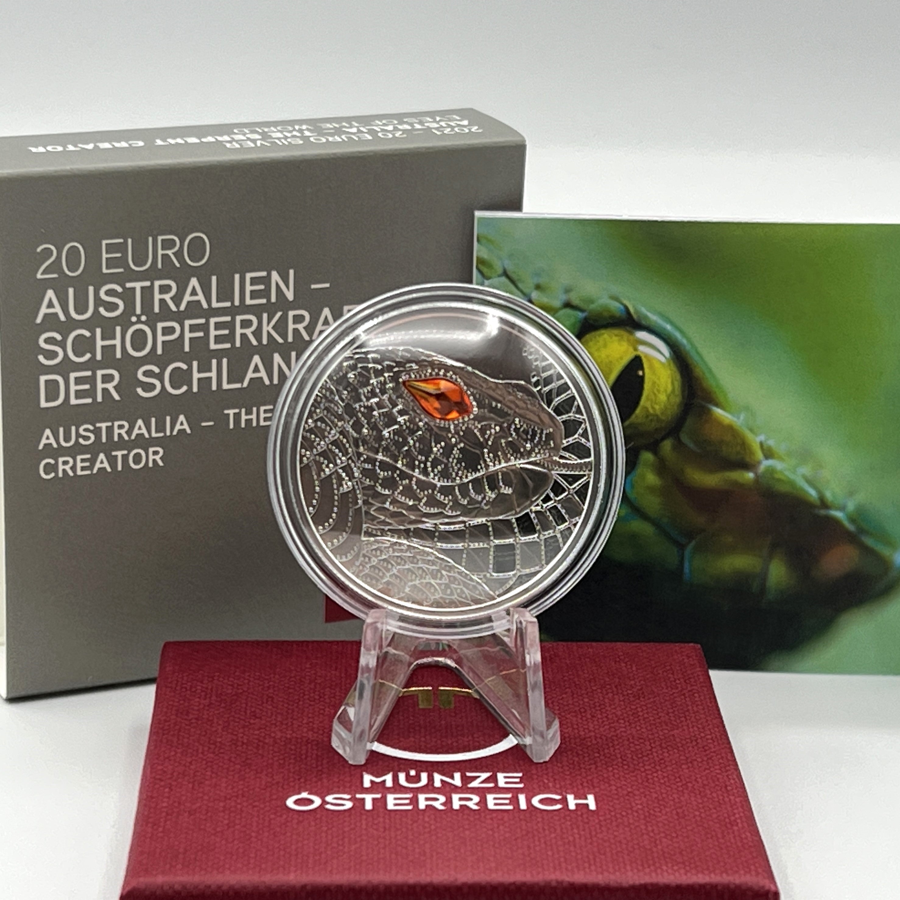 2021 Criador da Serpente - 20€ Áustria Proof